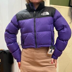 North face cropped jacket